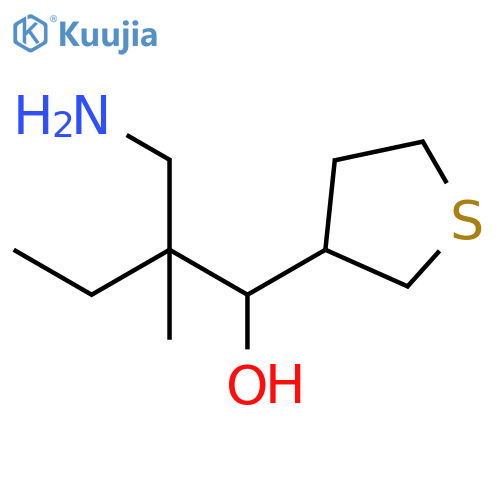 3-Thiophenemethanol, α-[1-(aminomethyl)-1-methylpropyl]tetrahydro- structure