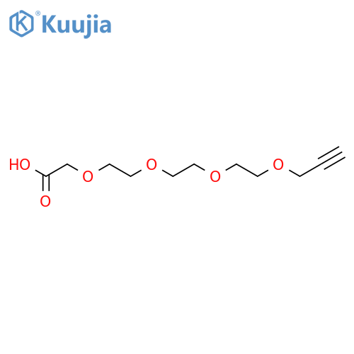 Propargyl-PEG3-CH2COOH structure