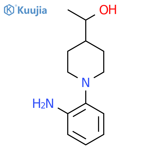 1-(1-(2-Aminophenyl)piperidin-4-yl)ethan-1-ol structure