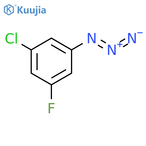 1-azido-3-chloro-5-fluorobenzene structure