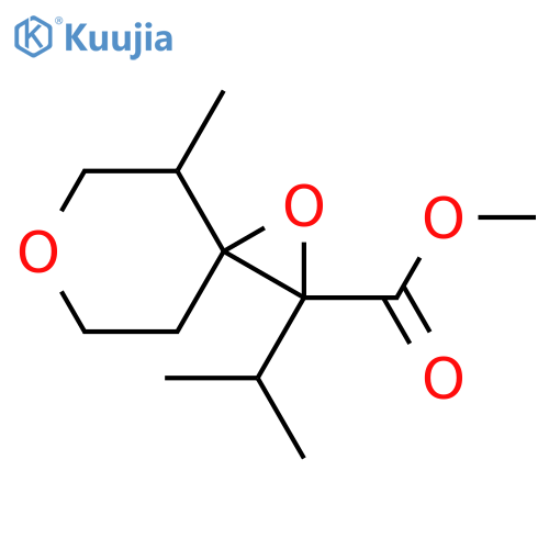 1,6-Dioxaspiro[2.5]octane-2-carboxylic acid, 4-methyl-2-(1-methylethyl)-, methyl ester structure