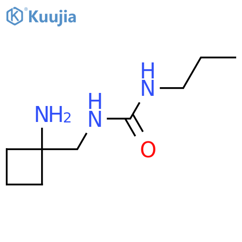1-(1-aminocyclobutyl)methyl-3-propylurea structure