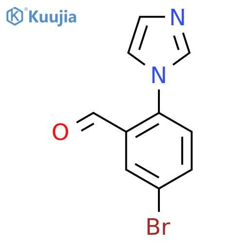 5-Bromo-2-(1H-imidazol-1-yl)benzaldehyde structure