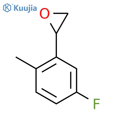 2-(5-Fluoro-2-methylphenyl)oxirane structure