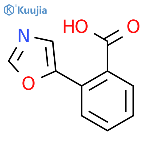 2-(1,3-oxazol-5-yl)benzoic acid structure