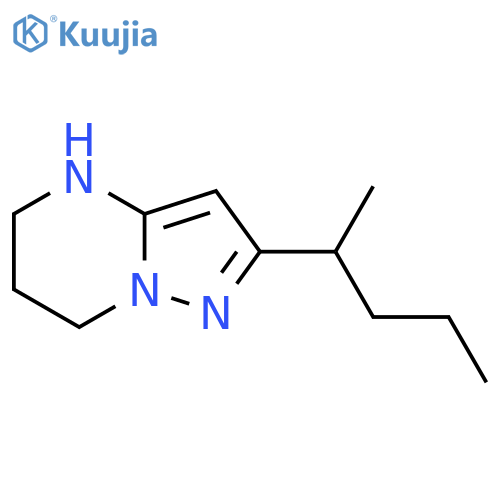 2-(pentan-2-yl)-4H,5H,6H,7H-pyrazolo1,5-apyrimidine structure