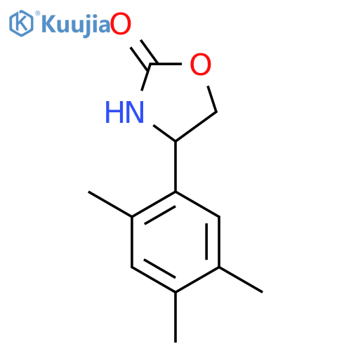 4-(2,4,5-trimethylphenyl)-1,3-oxazolidin-2-one structure