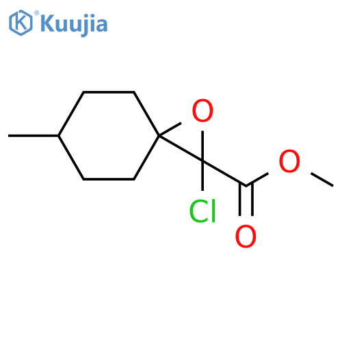 1-Oxaspiro[2.5]octane-2-carboxylic acid, 2-chloro-6-methyl-, methyl ester structure