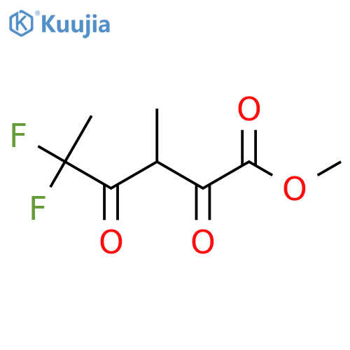 Methyl 5,5-difluoro-3-methyl-2,4-dioxohexanoate structure