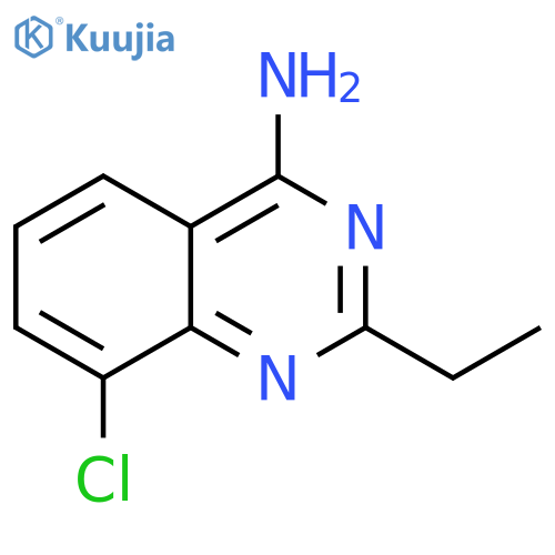 4-Quinazolinamine, 8-chloro-2-ethyl- structure