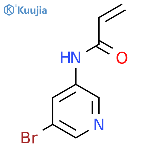 N-(5-Bromopyridin-3-yl)-acrylamide structure
