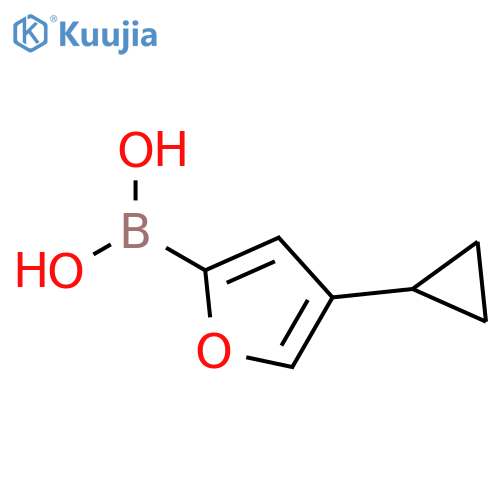 4-(Cyclopropyl)furan-2-boronic acid structure