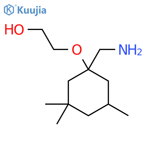 2-{1-(aminomethyl)-3,3,5-trimethylcyclohexyloxy}ethan-1-ol structure