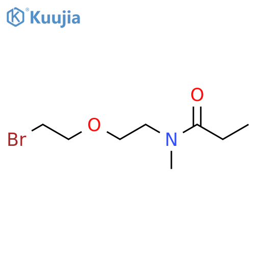 N-(2-(2-Bromoethoxy)ethyl)-N-methylpropionamide structure