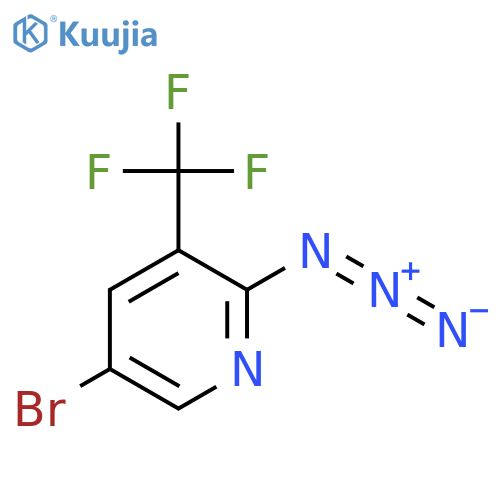 2-Azido-5-bromo-3-(trifluoromethyl)pyridine structure
