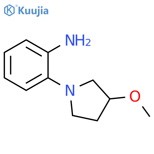 2-(3-methoxypyrrolidin-1-yl)aniline structure
