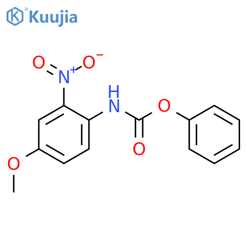 Phenyl N-(4-Methoxy-2-nitrophenyl)carbamate structure