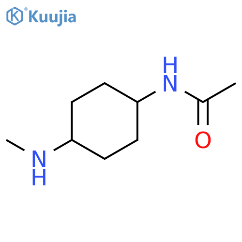 (1R,4R)-N-(4-MethylaMino-cyclohexyl)-acetaMide structure
