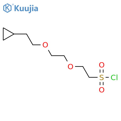 2-2-(2-cyclopropylethoxy)ethoxyethane-1-sulfonyl chloride structure
