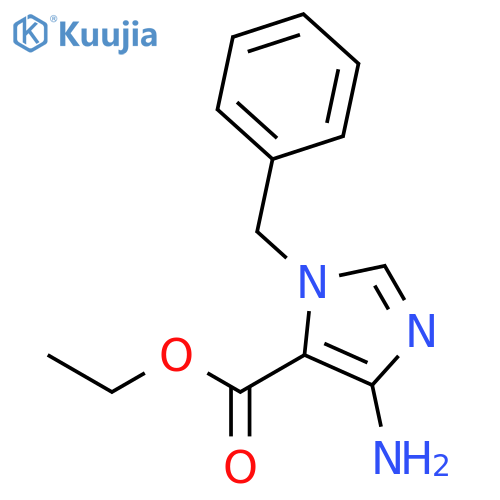 Ethyl 4-Amino-1-benzyl-1H-imidazole-5-carboxylate structure