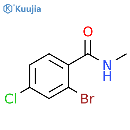 2-bromo-4-chloro-N-methylbenzamide structure