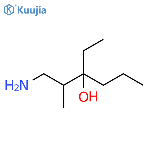 3-Hexanol, 1-amino-3-ethyl-2-methyl- structure