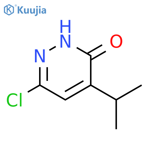 6-chloro-4-isopropyl-pyridazin-3-ol structure