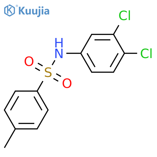 Benzenesulfonamide,N-(3,4-dichlorophenyl)-4-methyl- structure
