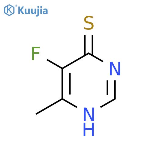 5-Fluoro-6-methylpyrimidine-4-thiol structure