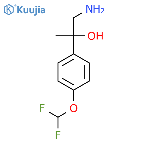 1-amino-2-4-(difluoromethoxy)phenylpropan-2-ol structure
