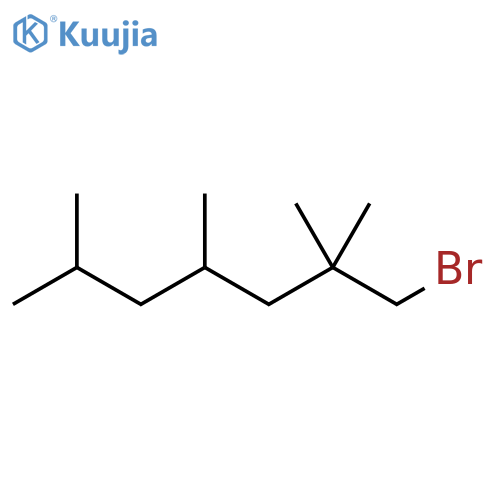 Heptane, 1-bromo-2,2,4,6-tetramethyl- structure