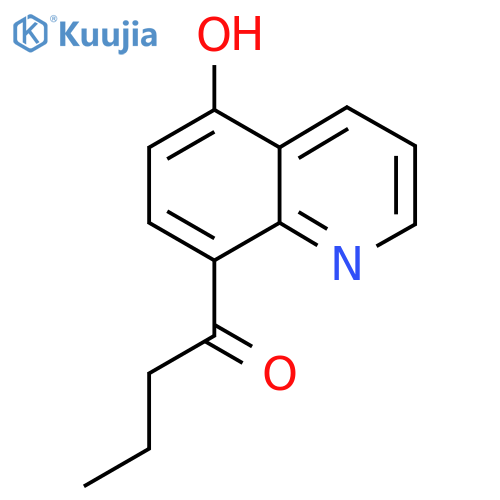 1-(5-hydroxyquinolin-8-yl)butan-1-one structure