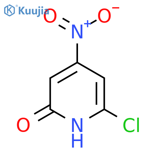 2-Chloro-6-hydroxy-4-nitropyridine structure