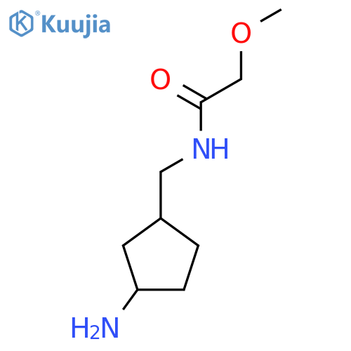 N-[(3-aminocyclopentyl)methyl]-2-methoxyacetamide structure