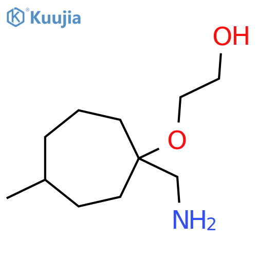 2-{1-(aminomethyl)-4-methylcycloheptyloxy}ethan-1-ol structure