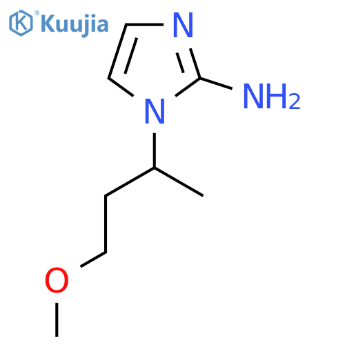 1-(4-methoxybutan-2-yl)-1H-imidazol-2-amine structure