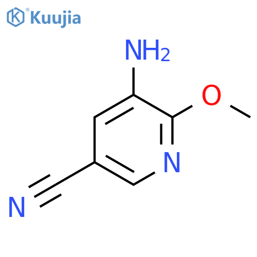 5-amino-6-methoxypyridine-3-carbonitrile structure