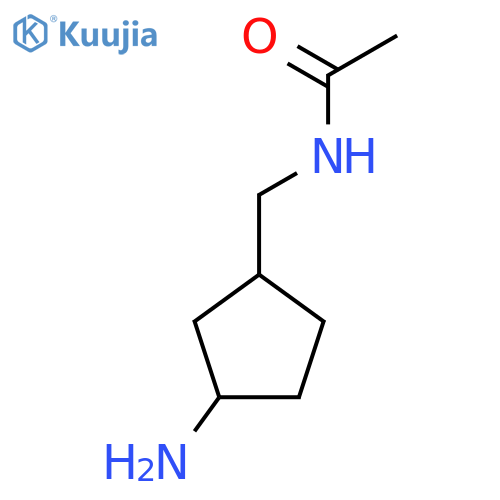 N-[(3-Aminocyclopentyl)methyl]acetamide structure
