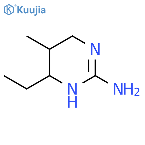 6-Ethyl-5-methyl-1,4,5,6-tetrahydropyrimidin-2-amine structure