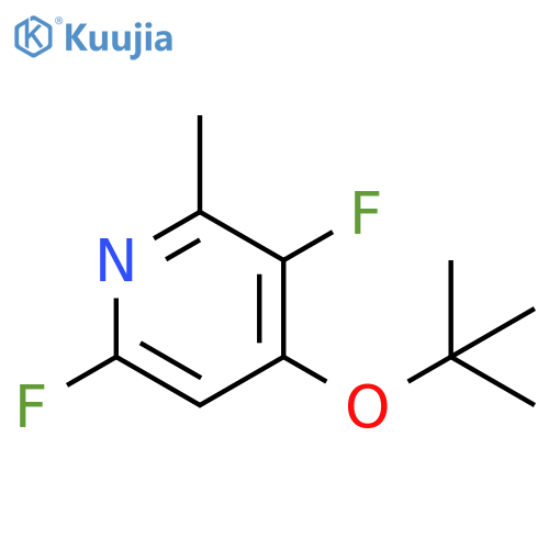 Pyridine, 4-(1,1-dimethylethoxy)-3,6-difluoro-2-methyl- structure