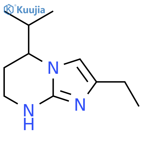 2-ethyl-5-(propan-2-yl)-5H,6H,7H,8H-imidazo1,2-apyrimidine structure