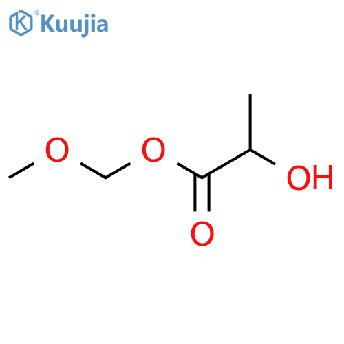 Methoxymethyl 2-hydroxypropanoate structure