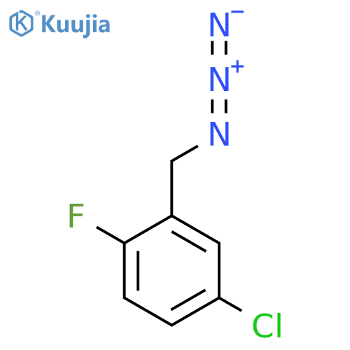 2-(Azidomethyl)-4-chloro-1-fluorobenzene structure