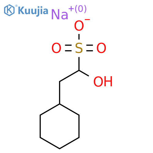 Sodium 2-cyclohexyl-1-hydroxyethanesulfonate structure
