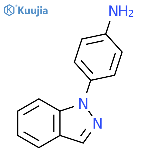 4-(1H-indazol-1-yl)aniline structure