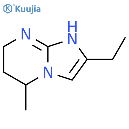 2-ethyl-5-methyl-5H,6H,7H,8H-imidazo1,2-apyrimidine structure