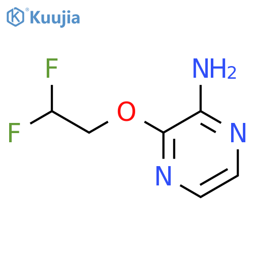 3-(2,2-Difluoroethoxy)pyrazin-2-amine structure