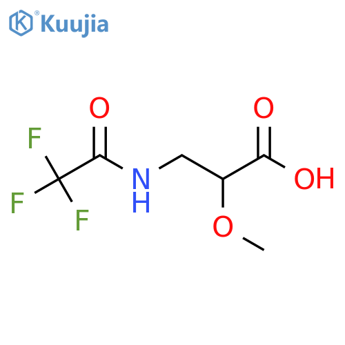2-Methoxy-3-(trifluoroacetamido)propanoic acid structure