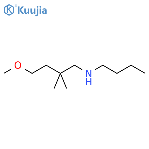 Butyl(4-methoxy-2,2-dimethylbutyl)amine structure