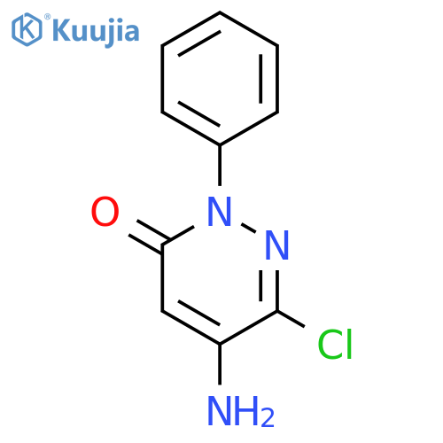 3(2H)-Pyridazinone,5-amino-6-chloro-2-phenyl- structure
